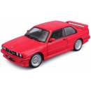 Bburago Plus BMW 3 Series M3 1988 Red 1:24