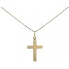 Přívěsky Beny Jewellery Zlatý Přívěsek Kříž k1200820
