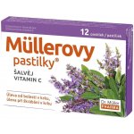 Dr. Müller Müllerovy pastilky se šalvějí a vitaminem C 12 pastilek – Hledejceny.cz
