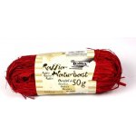 Přírodní lýko - 50 g - barva červená – Sleviste.cz