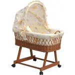 Scarlett Proutěný košík pro miminko s boudičkou Mráček béžová – Zboží Dáma