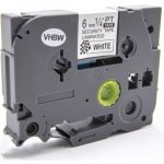 Brother TZ-SE1/TZE-SE1 černý tisk/bílý podklad plombovací 6 mm x 8 m kompatibilní páska – Sleviste.cz