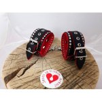 Kožená pouta na ruce zdobená – Zboží Dáma