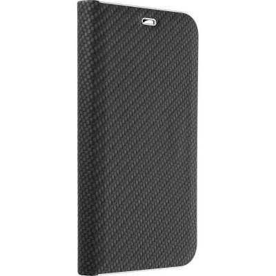 Pouzdro Forcell LUNA Book Carbon Xiaomi Redmi Note 9T 5 černé