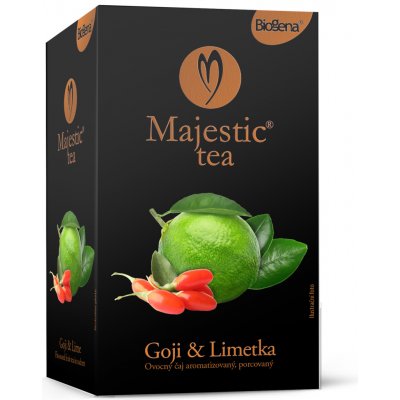 Biogena Čaj Majestic Tea Goji Limetka 20 x 2,5 g – Sleviste.cz