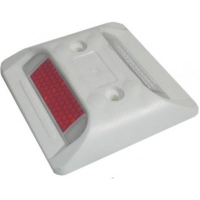 Dopravní značicí knoflík čtvercový bílý – Zboží Dáma