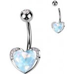 Šperky4U piercing do pupíku se srdíčkem WP0074 – Sleviste.cz