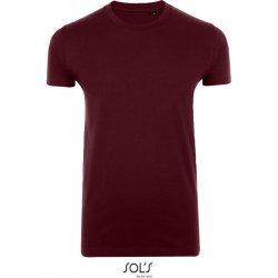 SOL's Collection tričko Imperial Fit slim fit pánské COT-250580v9801 Oxblood