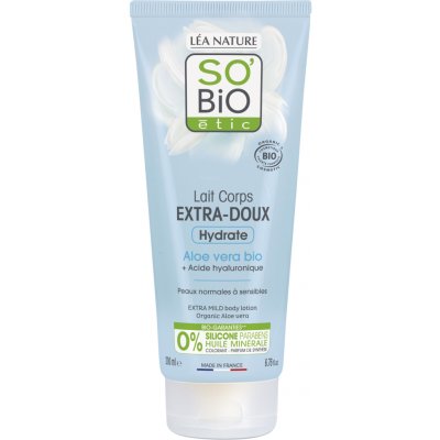 So’Bio étic tělové mléko extra hydratační s aloe vera a hyaluronem 200 ml – Hledejceny.cz