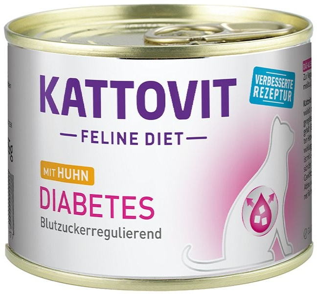 Kattovit Feline Diet Diabetes Kuře 12 x 185 g