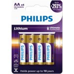 Philips Ultra Lithium AA 4ks FR6LB4A/10 – Zboží Mobilmania