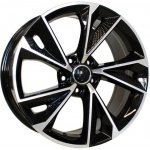 Racing Line B1566 7.5x17 5x100 ET40 black polished – Hledejceny.cz