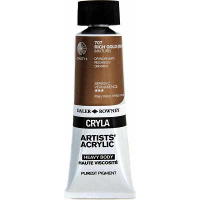 Daler Rowney Cryla Artists akrylová barva rich gold 75 ml – Hledejceny.cz