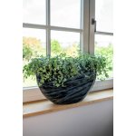 Ter Steege Váza široká Niene marble black D59x26 H35 – Hledejceny.cz