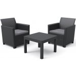 Keter CLAIRE BALCONY set - grafit – Hledejceny.cz