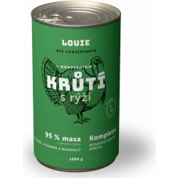 Louie pro psy krůtí s rýží 1200 g