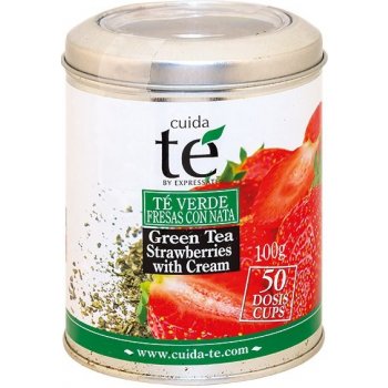 Cuida Čaj Te sypaný zelený Smetanové jahody 100 g