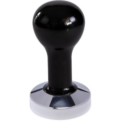Buna Café Tamper kov černý, nerez lesk, plochý 58,55 mm – Sleviste.cz