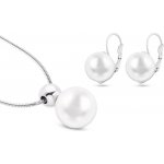 Biju set z chirurgické oceli PERLA řetízek lanko visací náušnice 290 – Zboží Dáma