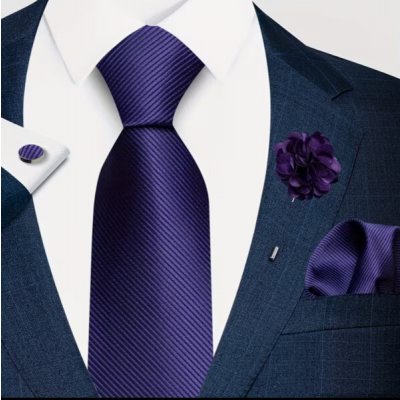 Manžetové knoflíčky s kravatou fialová - Aiglé – Hledejceny.cz