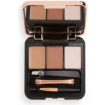 Makeup Revolution London Brow Sculpt Kit set a paletka na obočí Brown 2,2 g – Sleviste.cz