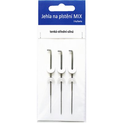 Jehly H231560 na plstění a filcování 3ks – Zboží Dáma