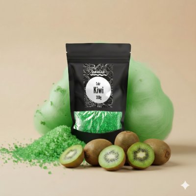 SnackAir Cukr Kiwi na cukrovou vatu a sladký popcorn 200 g – Sleviste.cz
