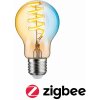 Žárovka Paulmann Filament 230V Smart Home Zigbee 3.0 LED žárovka E27 7,5W měnitelná bílá stmívatelné zlatá