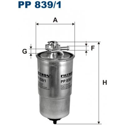 Palivový filtr Filtron PP839/1