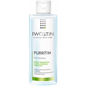 Iwostin Purritin micelární čistící voda pro mastnou pleť se sklonem k akné 215 ml