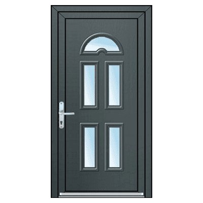 OknaDvereNaMiru.cz Vchodové dveře 3D Rebeca 2 zlatý dub 100 x 215 cm – Zboží Mobilmania