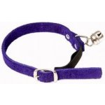 Profizoo Obojek CAT semišová kůže 10 mm x 30 cm – Zboží Mobilmania