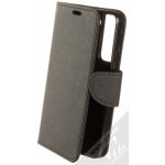 1Mcz Fancy Book flipové Samsung Galaxy S22 5G černé – Zboží Živě