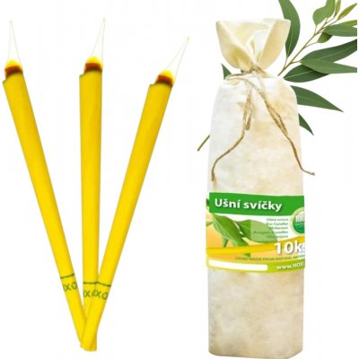 Hoxi Ušné svíčky v plátěném pytlíku eukallyptus 10 ks – Zbozi.Blesk.cz