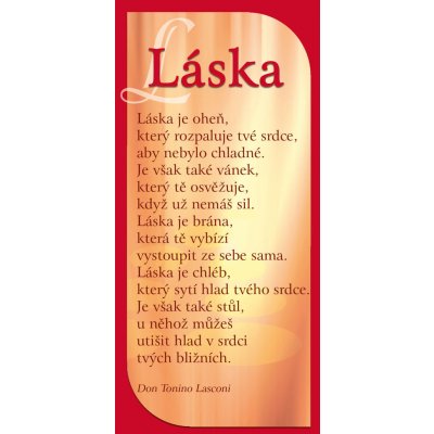 Paulínky Záložka – Láska (Z 107) – Hledejceny.cz