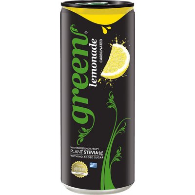 Green Lemonade Sycený nápoj s citronovou příchutí se sladidly 330 ml