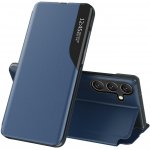 Elegantní knižkové pouzdro View Case pro Samsung Galaxy S25 Plus - Modrá KP39797 – Sleviste.cz