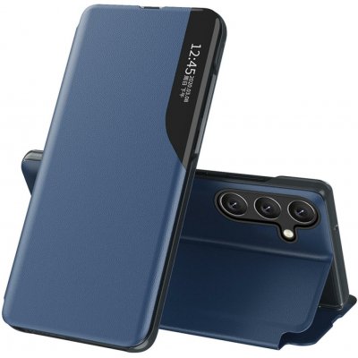 Elegantní knižkové pouzdro View Case pro Samsung Galaxy S25 Plus - Modrá KP39797 – Sleviste.cz