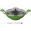 Pánev LAVA Metal Litinový wok zelený 16 cm
