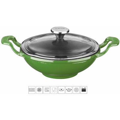 LAVA Metal Litinový wok zelený 16 cm – Zbozi.Blesk.cz