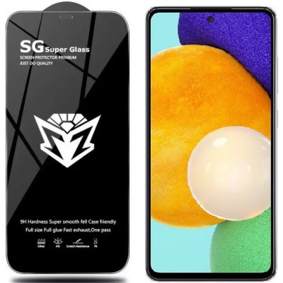 IZMAEL Ochranné sklo SG Super pro Samsung Galaxy A53 5G/Galaxy A52 5G/Galaxy A52 4G/Galaxy A52s 5G/Galaxy A51 - Černá KP24128