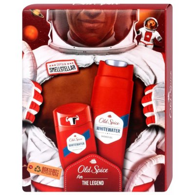 Old Spice Whitewater Pilot sprchový gel 250 ml + deostick 50 ml dárková sada – Zboží Mobilmania