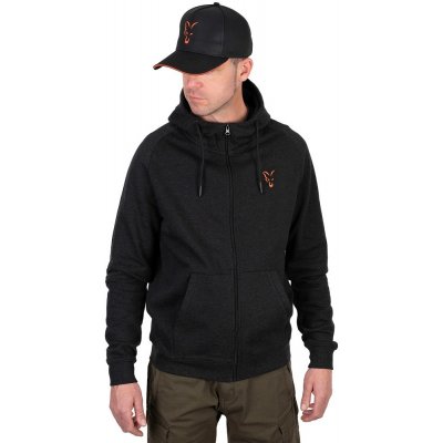 Fox Mikina Collection Lightweight Hoodie Orange Black