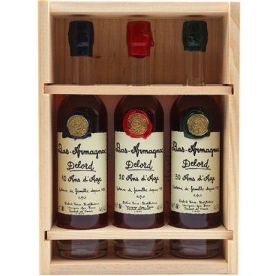 Armagnac-Delord 10 20 30 Ans 40% 3 x 0,2 l (set) – Hledejceny.cz