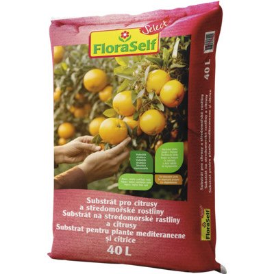FloraSelf substrát pro citrusy a středomořské rostliny 40 l – Zboží Mobilmania