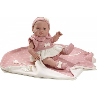 Berbesa Realistické reborn miminko holčička s dekou