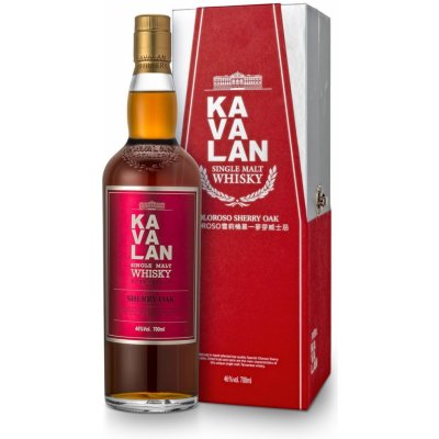 Kavalan Oloroso sherry Oak 46% 0,7 l (karton)