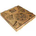 ECOFOL Krabice na pizzu 32x32x4 cm hnědá BELLA PIZZA ideal pack® bal/100 ks – Sleviste.cz