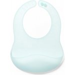 BabyOno Silikonový ultratenký bryndák - mátový – Zboží Dáma