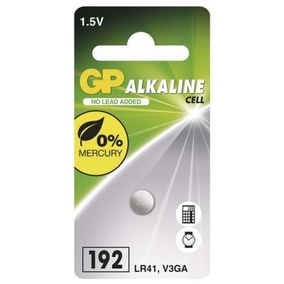 Alkalická knoflíková baterie GP 192F (LR41) – Zbozi.Blesk.cz